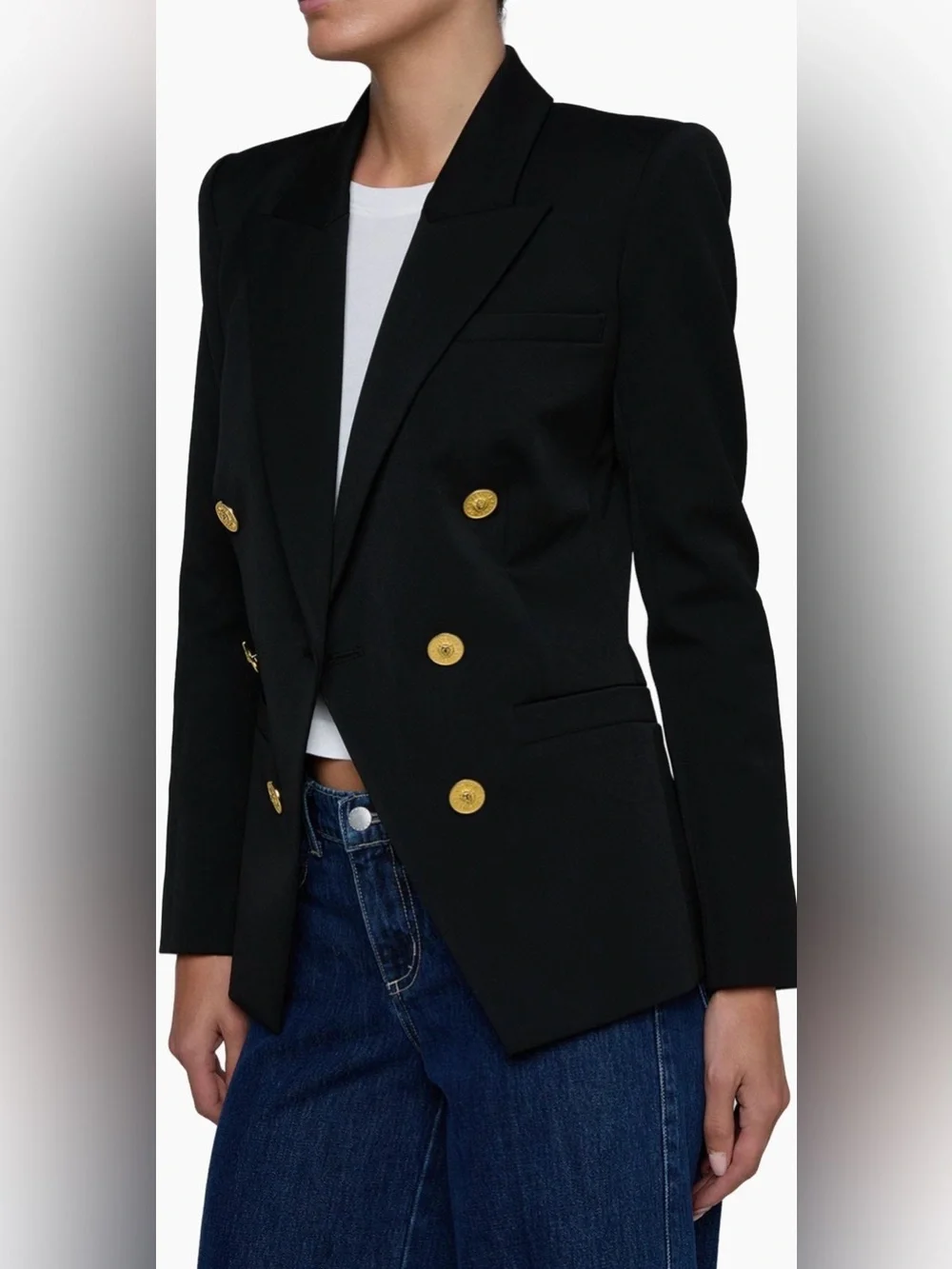 L'AGENCE Kyomi Double-Breasted Blazer - Picture 4 of 8